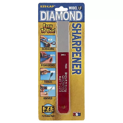 EZE-LAP Fine Diamond Hone Knife Or Tool Sharpener Model LF • $20.95