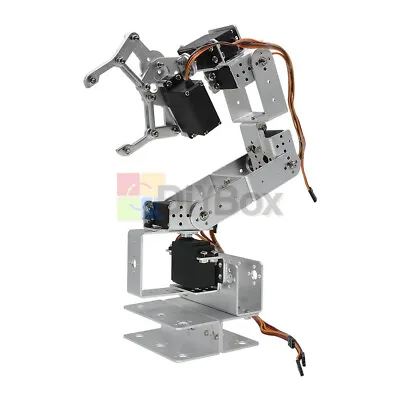 ROT3U 6DOF Aluminium Robot Arm Mechanical Robotic Clamp Claw Kit For Arduino US • $42.74