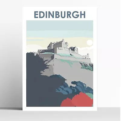 Edinburgh Castle Scotland Digital Print • £8