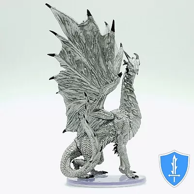 Large Silver Dragon - Rusty Dragon Inn #41 Pathfinder Battles D&D Miniature • $9.79