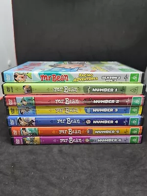 Mr Bean Collection Rowan Atkinson DVD Bundle X 7 Number 1-6 Good Condition Reg 4 • $31.93