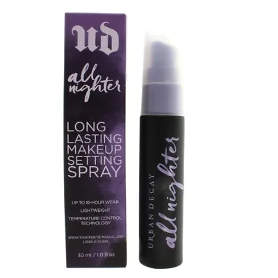 £10.34 • Buy Urban Decay Setting Spray All Nighter Long Lasting Makeup Travel Size 30ml New