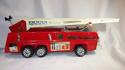 Vintage Tonka Fire Dept Rescue Aerial Unit  2 Ladder Truck 13270 • $14.99