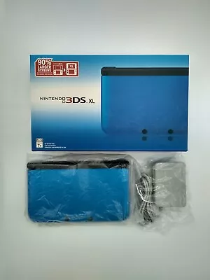 New Condition Nintendo 3DS XL Handheld Gameboy Console Blue With Box Charger • $242.99