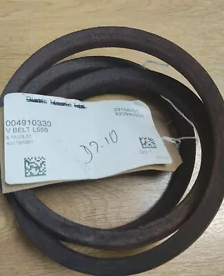 £25 • Buy Ransomes V Belt L550 004910330 New Genuine Ride On Mower Parts