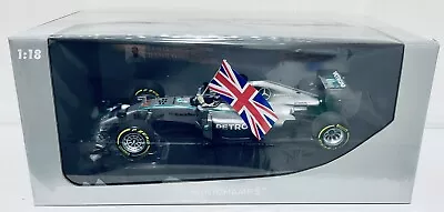 1/18 Minichamps Lewis Hamilton Mercedes F1 W05 2014 Abu Dhabi GP WORLD CHAMPION • $149.35