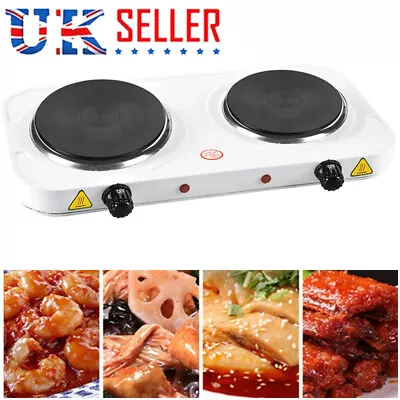1000/2000W Hot Plate Electric Cooker Double Single Portable Tables Top Hob Stove • £10.99