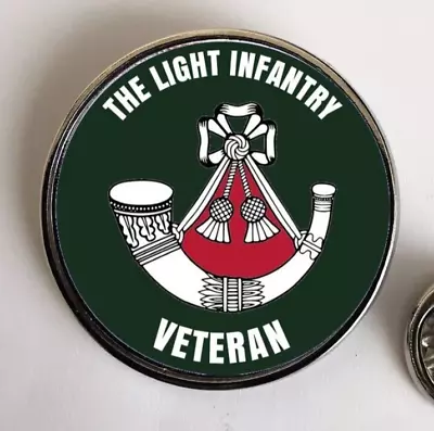 The Light Infantry Veteran Military Army Lapel Pin Badge 25mm • £3.30