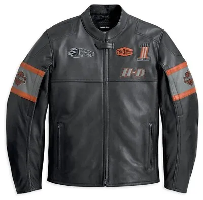 Men's Screaming Eagle Harley Davidson Biker Jacket Vintage Motorcycle Jacket • $149.99