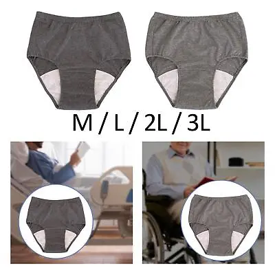 Elderly Diaper Pants Reusable Underwear Waterproof Soft Nappy For Men Women • £9.70