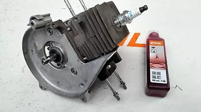 £56.98 • Buy Stihl Hs45 Engine Block With Outlet Manifold, Ex Bolts + Gasket + Ngk Plug (new)