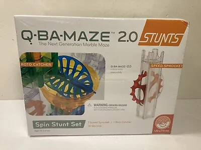 Mindware Q-BA-MAZE 2.0 Stunts - Spin Stunt Set W/10 Marbles New • $19.99