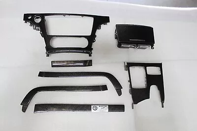 R231 Mercedes Radio Door Panel Dash Console Trim Interior Carbon Fiber 7 PC Kit • $4500