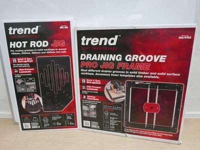 £247.89 • Buy Trend DG/PRO Drainer Groove Router Jig  + Hot Rod Worktop Jig HR/JIG 
