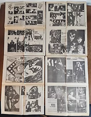 Rare! 1975 Four Seasons Publication Backstage Scrapbook Kiss Newspaper Read*ycc* • $0.99