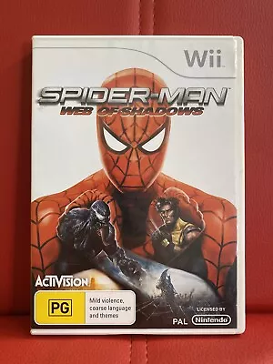 Spider-Man Spiderman Web Of Shadows Wii • $85.55