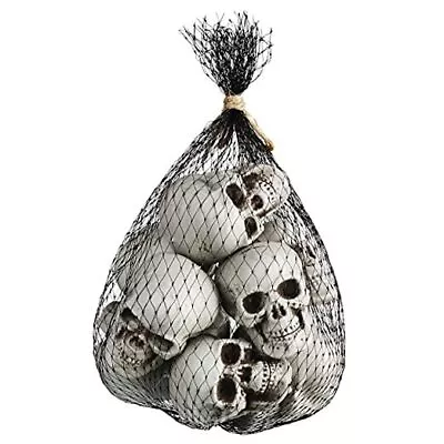 10 Pieces Halloween Skeleton Head Small Mini Skulls For Halloween Party  • $19.73