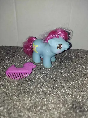 Vintage G1 My Little Pony Newborn Baby Shaggy With  Purple Duck Comb • $18.19