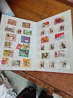 Vietnam Stamps In Album - 6 Pages • $12.45