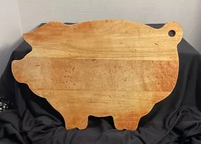 JK Adams THE PIG Solid Maple Wood Cutting Board 14x10 Vermont USA • $32