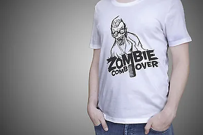 Walking Dead T Shirt  Zombie Comb Over  Funny Zombie Horror Halloween Gift • £10.99