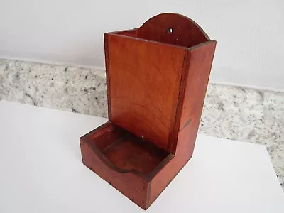 Wooden Match Dispenser Handmade Wall Mount • $12.99