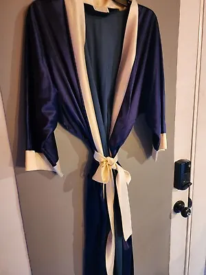 Vintage Sears The Men's Store Smoking Robe House Coat One Size 36-48 Chest Silky • $12