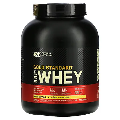 Gold Standard 100% Whey French Vanilla Creme 5 Lb (2.27 Kg) • $89.63