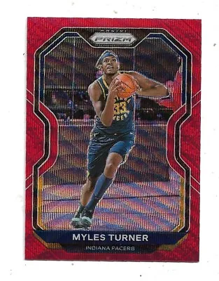 2020 Panini -Ruby Wave Prizm Refractor-Myles Turner-Pacers-NM • $4