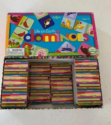 Life On Earth Dominoes Game By EeBoo Sturdy Wildlife Animal Cards • $6