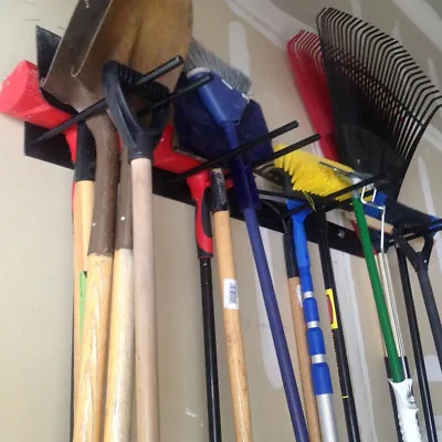 £18.91 • Buy Garden Wall Mounted Tool Hanger Shed Garage Secure Hold Tidy Organiser Rack Hang