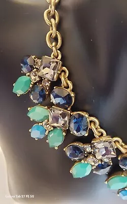 J Crew Blue Spring Turquoise Colors 20  Event Necklace C Pics Follow♡ • $27.77