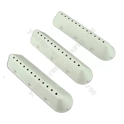 3 X Genuine Hotpoint WMYF842PUK Washing Machine Drum Paddle Lifter 12 Hole • £12.99