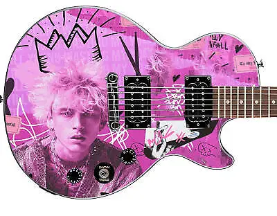 Machine Gun Kelly Signed Gibson Epiphone Les Paul Graphics Guitar ACOA ACOA • $1199.99