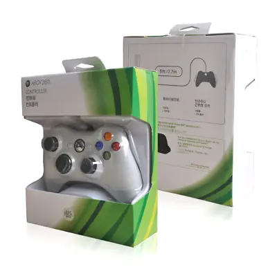 $29.49 • Buy Microsoft Xbox 360 Wired USB2.0 Game Controller PC Windows 11/10/8/7/XP Gamepad