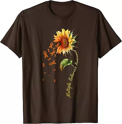 Multiple Sclerosis Awareness Sunflower Ms Awareness Unisex T-Shirt • $19.99