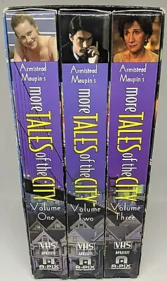Armistead Maupin's More Tales Of The City VHS Three Volume Box Set 1999 USED  • $19.99