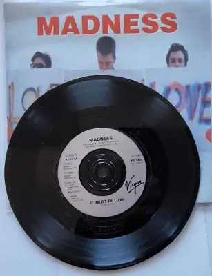 £6.39 • Buy Madness – It Must Be Love 7  Single Vinyl Record 1992 Matt Sleeve
