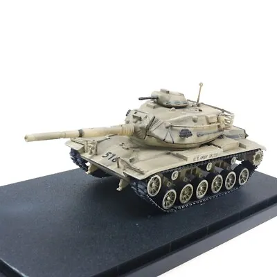 M60 Patton Tank US ARMY Desert Camo - With Display Case  1/72 Scale Model • $39.99