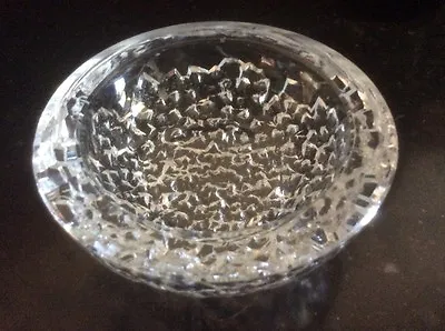 1920s - 30s Vintage French Art-Deco Signed Verlys Thick Glass  Ice Bowl  • $50