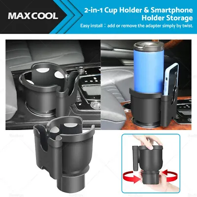 $23.59 • Buy 360° Adjustable Expander Car Seat Cup Holder Water Bottle Stand Phone Storage