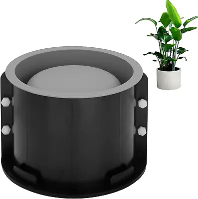 Big Round Silicone Planter Mold 7 Inch Large Round Concrete Molds For Cylinder • $16.95