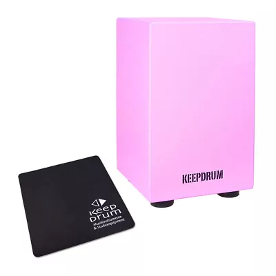 Keepdrum DC1M PK Junior Cajon Pink + Seat Pad • £42.95