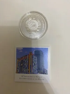 MOZAMBIQUE: Commemorative Coin   35 Anniversary Meticals -- Cupro Nickle Genuine • $199.99