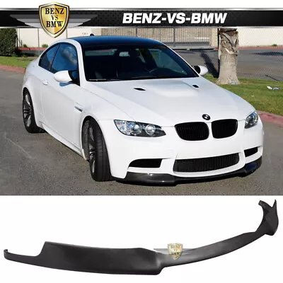 Fits 08-13 BMW E92 E93 E90 M3 Series V Style 2PCS Front Bumper Lip Splitters PU • $99.99