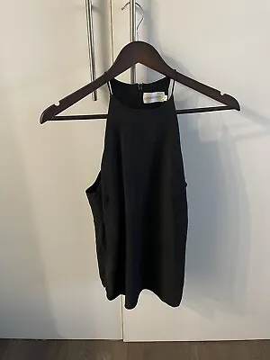 Zimmermann Black Silk Halter Top Size 0 • $60