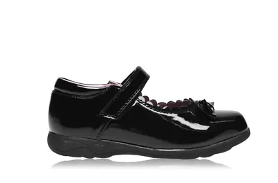  Miss Fiori MJ Bow Girl Shoe Childs Black Size UK 1 *REFSSS187 • £11.99
