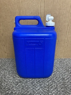 $35 • Buy 5 Gallon Water Carrier Jug Coleman Fishing Plastic Container Camping Hiking Blue