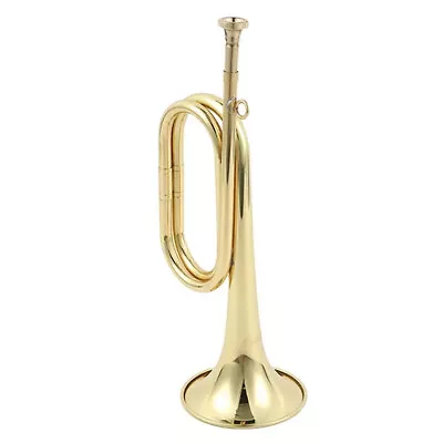 Brass Military Cavalry Scouting Trumpet Bugle For School Band Cavalry Beginner • $32.99