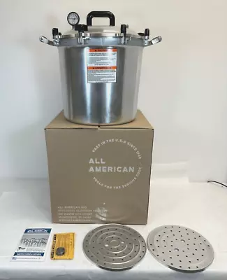 Used-All American 1930 41.5 Qt. Pressure Cooker With 2 Racks-FREE SHIPPING • $449.98